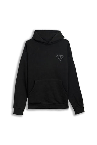 Royce Gracie Signature black hoodie front view